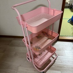 三段ワゴン ピンク🎀
の画像