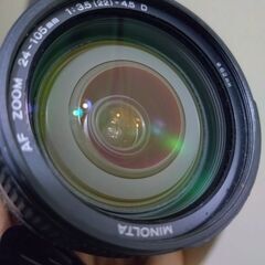 優良品　Dレンズ　MINOLTA AF ZOOM 24-105mm F3.5-4.5 Dの画像