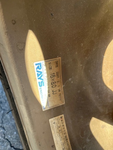 RAYS　TE37　16インチ　8J　オフセット0　グッドリッチ　ATタイヤ　265　70　R16