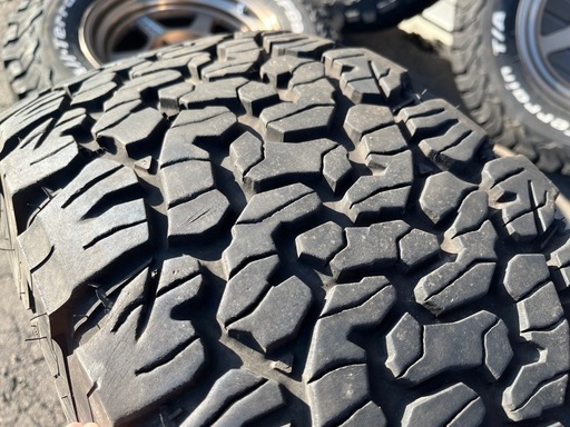 RAYS　TE37　16インチ　8J　オフセット0　グッドリッチ　ATタイヤ　265　70　R16