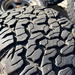 RAYS　TE37　16インチ　8J　オフセット0　グッドリッチ　ATタイヤ　265　70　R16の画像