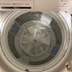 中古全自動洗濯機PANASONICパナソニック日本製NA-FA100H5-Tブラウン10kgの画像