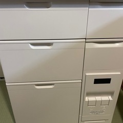 エムケー レンジ台 『キャビー』 計量米びつ付(容量12kg) 日本製の画像