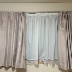 至急！！カーテン&レースカーテン💡遮光の画像