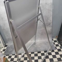 新品 A1 クリップ式 ポスターパネルスタンド アルミフレーム A型看板の画像
