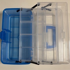 アイリスオーヤマ ツールボックス 工具箱 収納ケース 幅27cm×奥行16cm×高さ15cm ライトブルーの画像