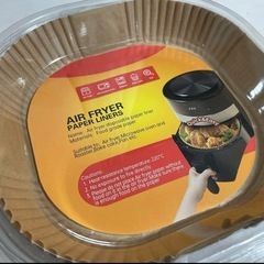 エアフライヤー用紙 200枚 内径20cm 四角形 4.5~6Lの画像