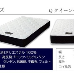 マットレス　クイーンサイズの画像