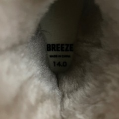 ○未使用○　BREEZE　ムートン　14.0cmの画像
