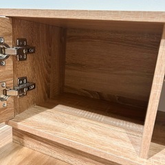 ナチュラルウッド テレビ台 110センチの画像