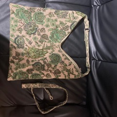Reve de Bijoux バッグ ビーズ 刺繍 2WAY ぐりーグリーン系 花柄の画像