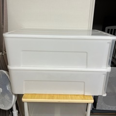 【ニトリ購入品】押入れ収納ケース2点セットの画像
