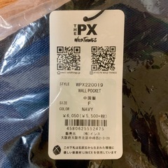 WILD THINGS ワイルドシングス THE PX WALL POCKET WPX220019 NAVY ウォールポケット キャンプ アウトドア インテリア テント 収納 車内の画像