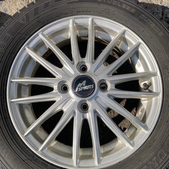 21日18時半　　　165/65R14 バリ山！　スタッドレスタイヤの画像