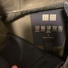 ユニクロブロックテックパーカーの画像