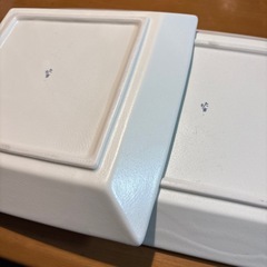 たち吉　正方形大皿　陶器皿2枚の画像