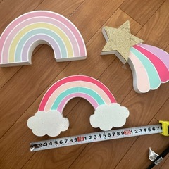 ウォールデコ　キッズルーム　ベビーベッド　の画像