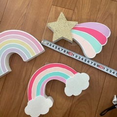 ウォールデコ　キッズルーム　ベビーベッド　の画像