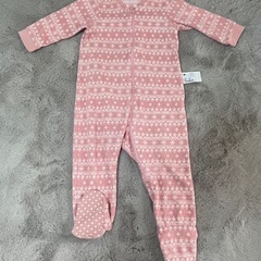 50-80 長袖ロンパース 3点セットの画像