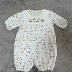 50-80 長袖ロンパース 3点セットの画像