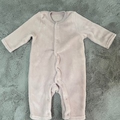 50-80 長袖ロンパース 3点セットの画像