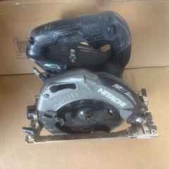 日立工機 コードレス丸のこ C3606DA ハイコーキ バッテリー 充電器付きの画像