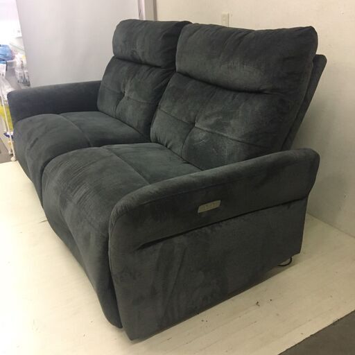  【特価】25141  2～3人掛け電動リクライニングソファ　ファブリック　幅192cm マナベインテリアハーツ   ◆大阪市内・東大