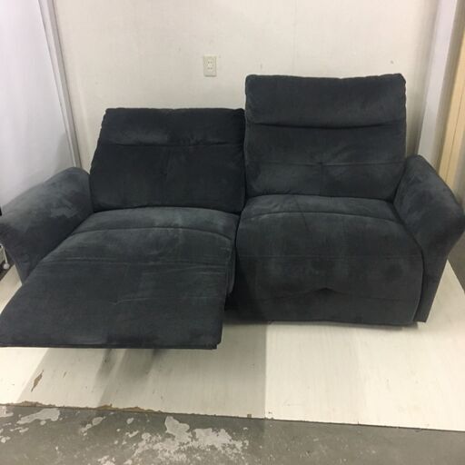  【特価】25141  2～3人掛け電動リクライニングソファ　ファブリック　幅192cm マナベインテリアハーツ   ◆大阪市内・東大