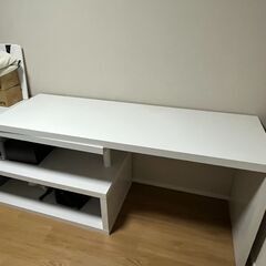 飾り棚・シェルフ・デスク・伸縮可能カウンターテーブルの画像