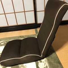 リクライニング　座椅子の画像