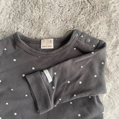 70cm プティマイン 長袖ロンパースの画像