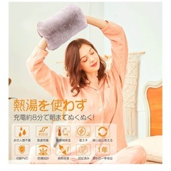 Anktec 湯たんぽ 充電式 ゆたんぽ 電気湯たんぽ 温度ディスプレイ付き 充電ゆたんぽ　新品未開封の画像