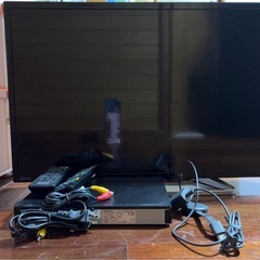 テレビ、DVDプレーヤー、クロームキャストの画像