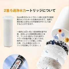 シャワーヘッド　マイクロナノバブル 節水　塩素除去　6段階モード マッサージの画像