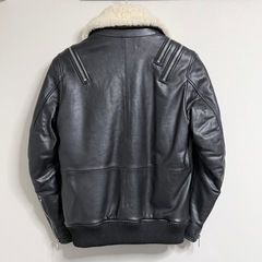 [希少！XSサイズ]ディーゼル　レザージャケット　ぼあつきボア付きの画像