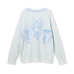 SNIDELHOME The Powerpuff Girls ニットカーディガンの画像