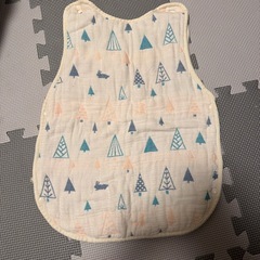 6重ガーゼベビースリーパー もみの木北欧デザイン 36×55cmの画像