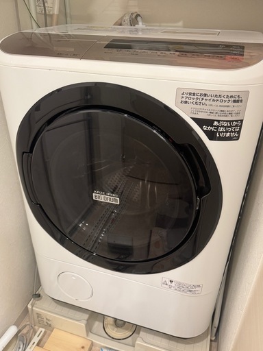 清掃済み 日立 BD-NV120C ドラム式洗濯機 12kg 2019
