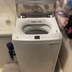 5万円で購入、美品です‼︎　洗濯機ハイアール 8.0kg の画像