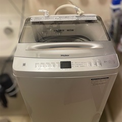 5万円で購入、美品です‼︎　洗濯機ハイアール 8.0kg の画像