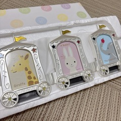 【新品定価5千超】②　フォトフレーム 写真立て 赤ちゃん 子供　汽車の画像