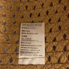 麦わら帽子２の画像