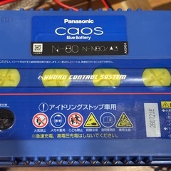 Panasonic カオス　バッテリー　N-80  アイドリングすとストップの画像