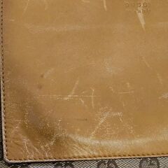 GUCCI グッチ GGキャンバス レザー シェリーライン トートバッグの画像