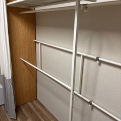 大容量洋服収納ラックをおゆずりしますの画像