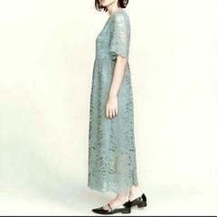 ⭐️美品⭐️ビューティー&ユース綺麗め総レースワンピースの画像