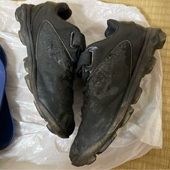 野球　ソフトボール　スパイク　ポイント　ミズノ　黒　22.5cm 中古　MIZUNO の画像