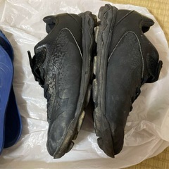野球　ソフトボール　スパイク　ポイント　ミズノ　黒　22.5cm 中古　MIZUNO の画像