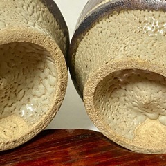 益子焼　粕谷 完二作　レア　陶印ありの画像