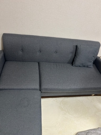 VENTOTAソファー肘付きL字クッション付き